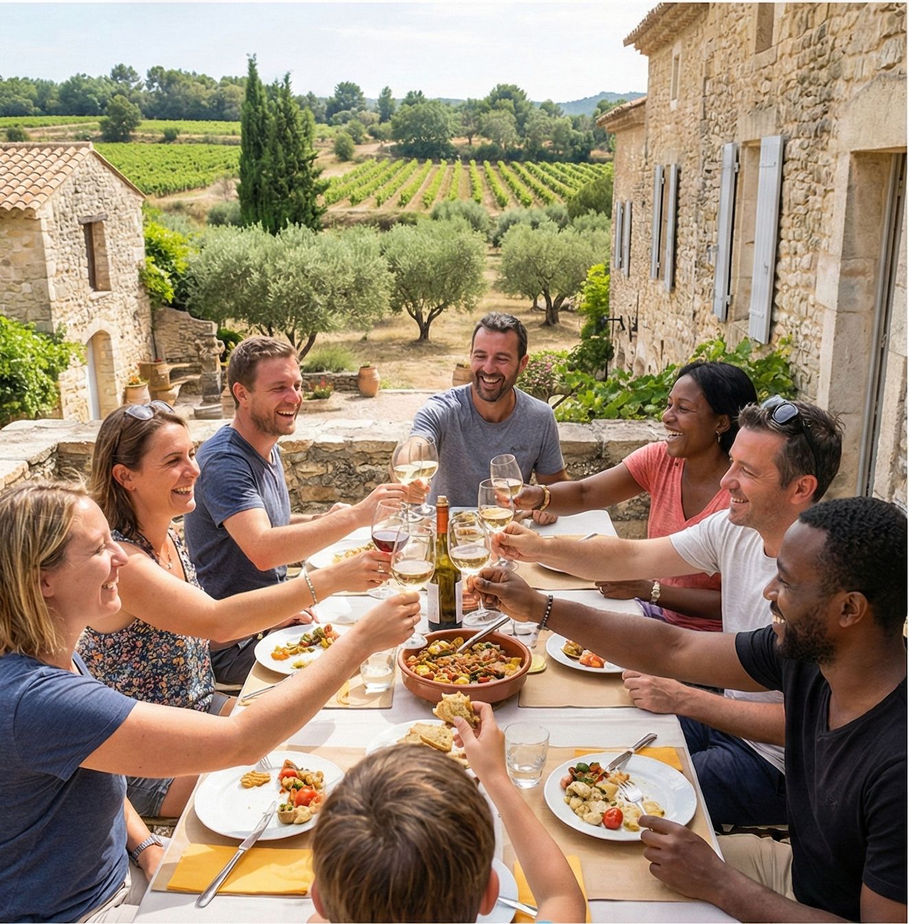 partenaire tourisme inclusif Occitanie repas convivial Tïss Evasion